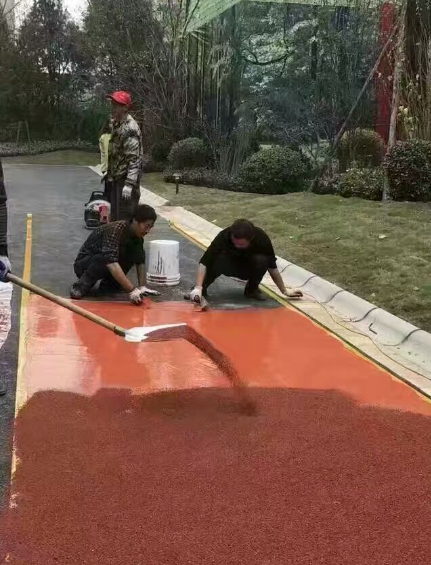 忠县彩色路面改色是提升路面美观性